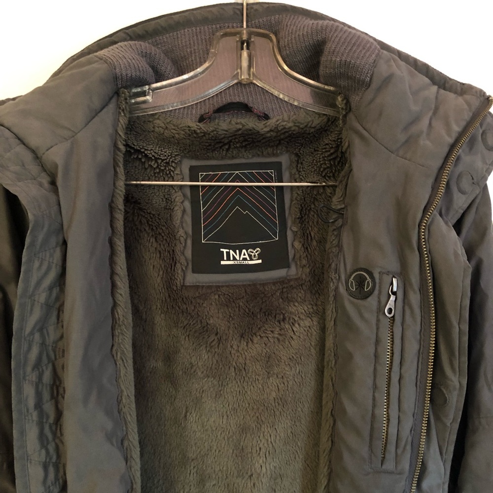 Charcoal TNA Winter Parka